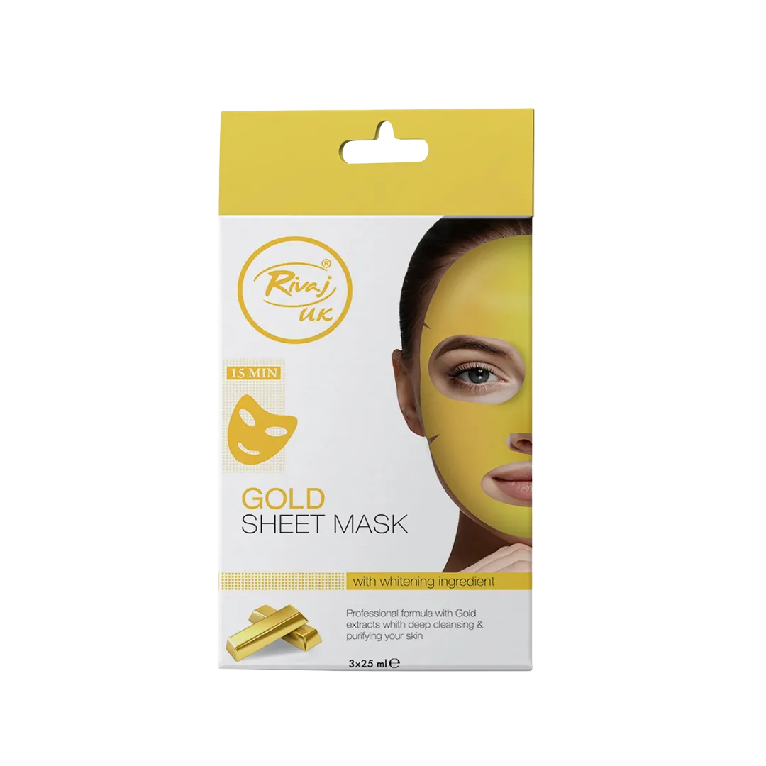 RIVAJ Gold Sheet Mask