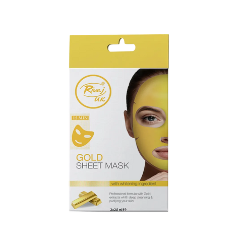RIVAJ Gold Sheet Mask