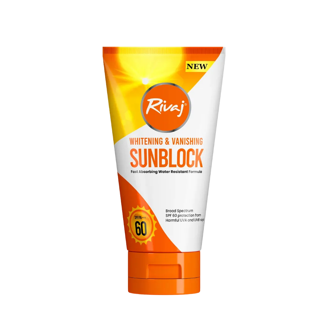 RIVAJ Whitening & Vanishing Sun Block SPF 60