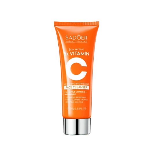 SADOER 5 Heavy Vitamin C Skin Active 5x Vitamin C Whitening Brightening Face Cleanser