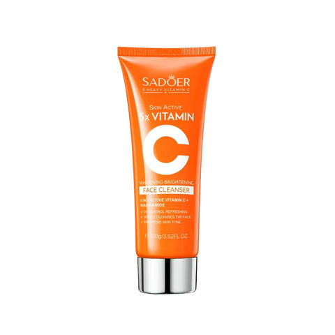SADOER 5 Heavy Vitamin C Skin Active 5x Vitamin C Whitening Brightening Face Cleanser
