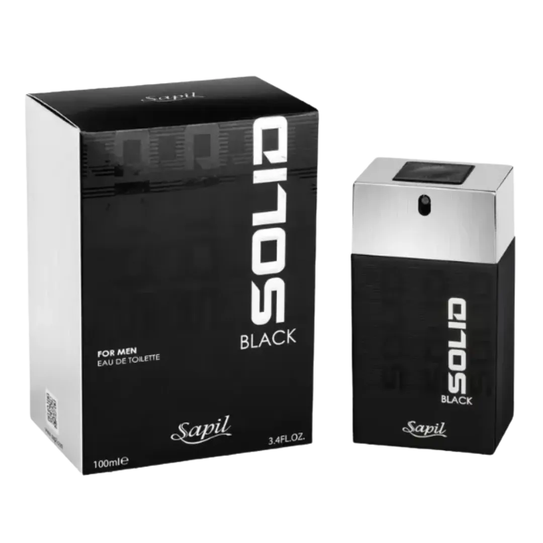 SAPIL SOLID BLACK FOR MEN EDT