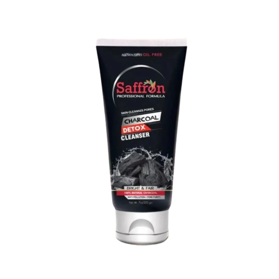 Saffron Charcoal Detox Cleanser All Skin Type
