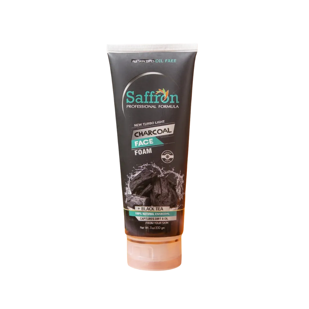 Saffron Charcoal Face Foam All Skin Type