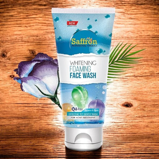 Saffron Whitening Foaming Face Wash All Skin Types