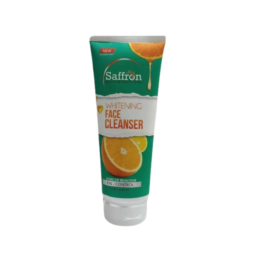 Saffron Whitening Face Cleanser Mack-Up Remover Oil-Control All skin type