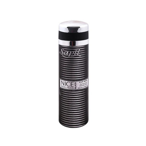 Sapil Nice Feelings Black Men Deodorant Body Spray