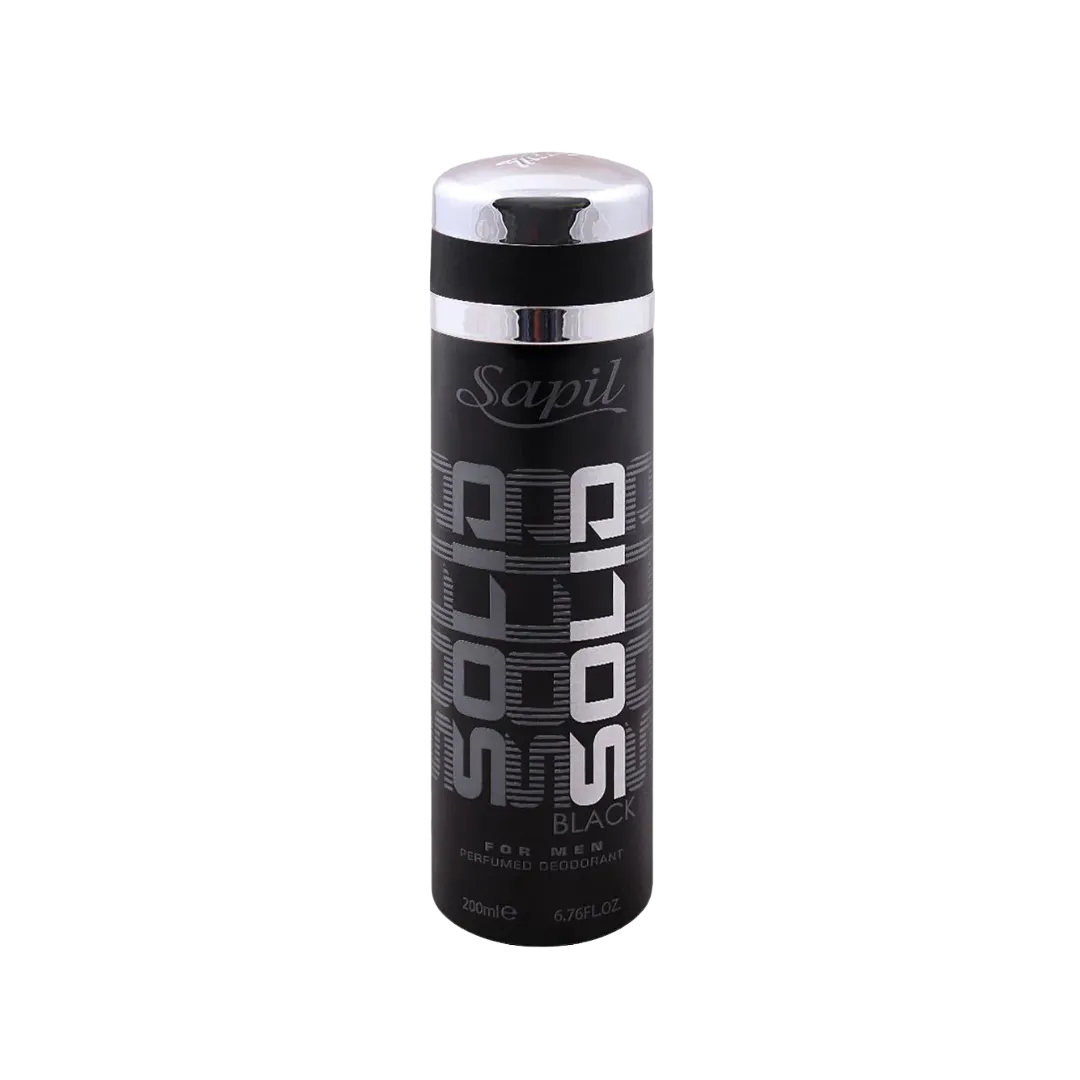 Sapil Solid Quest Black Men Deodorant Body Spray