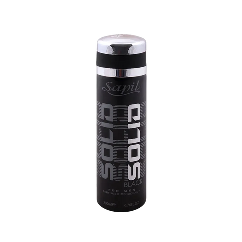 Sapil Solid Quest Black Men Deodorant Body Spray
