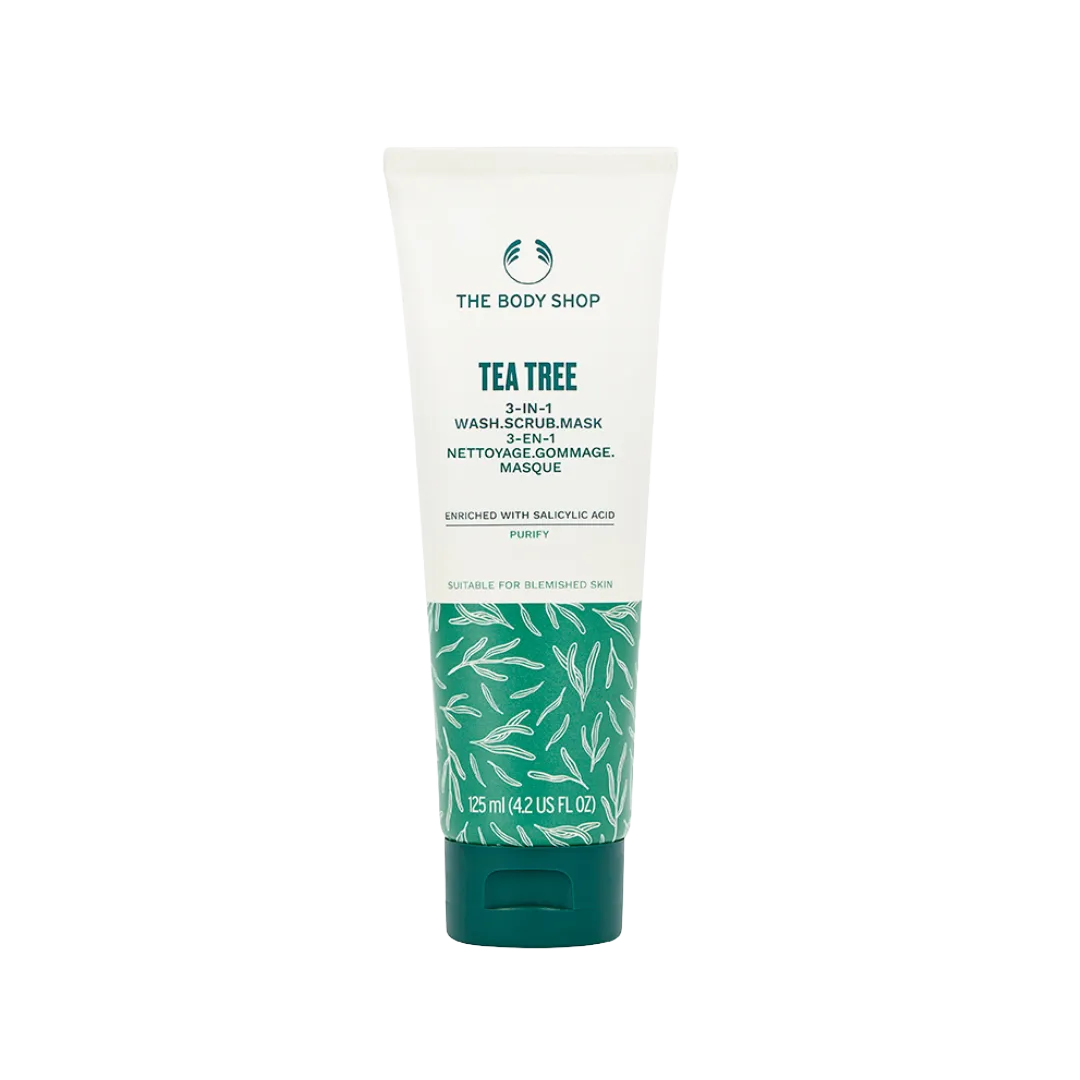 Tea Tree 3-in-1 Wash Scrub Mask