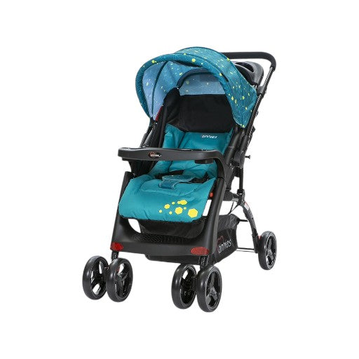 Tinnies Baby Stroller Reversible Handle Acid Blue