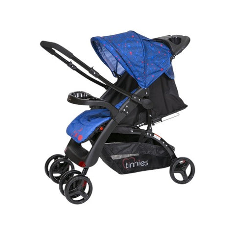 Tinnies Baby Stroller Reversible Handle Royal Blue