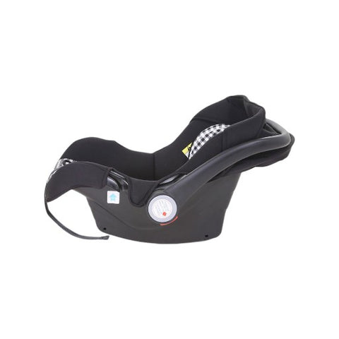 Tinnies Baby Carry Cot T008 Black Check