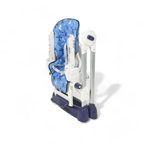 Tinnies Baby High Chair BG-89 Blue Aeroplan