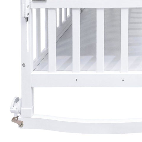 Tinnies Wooden Cot White