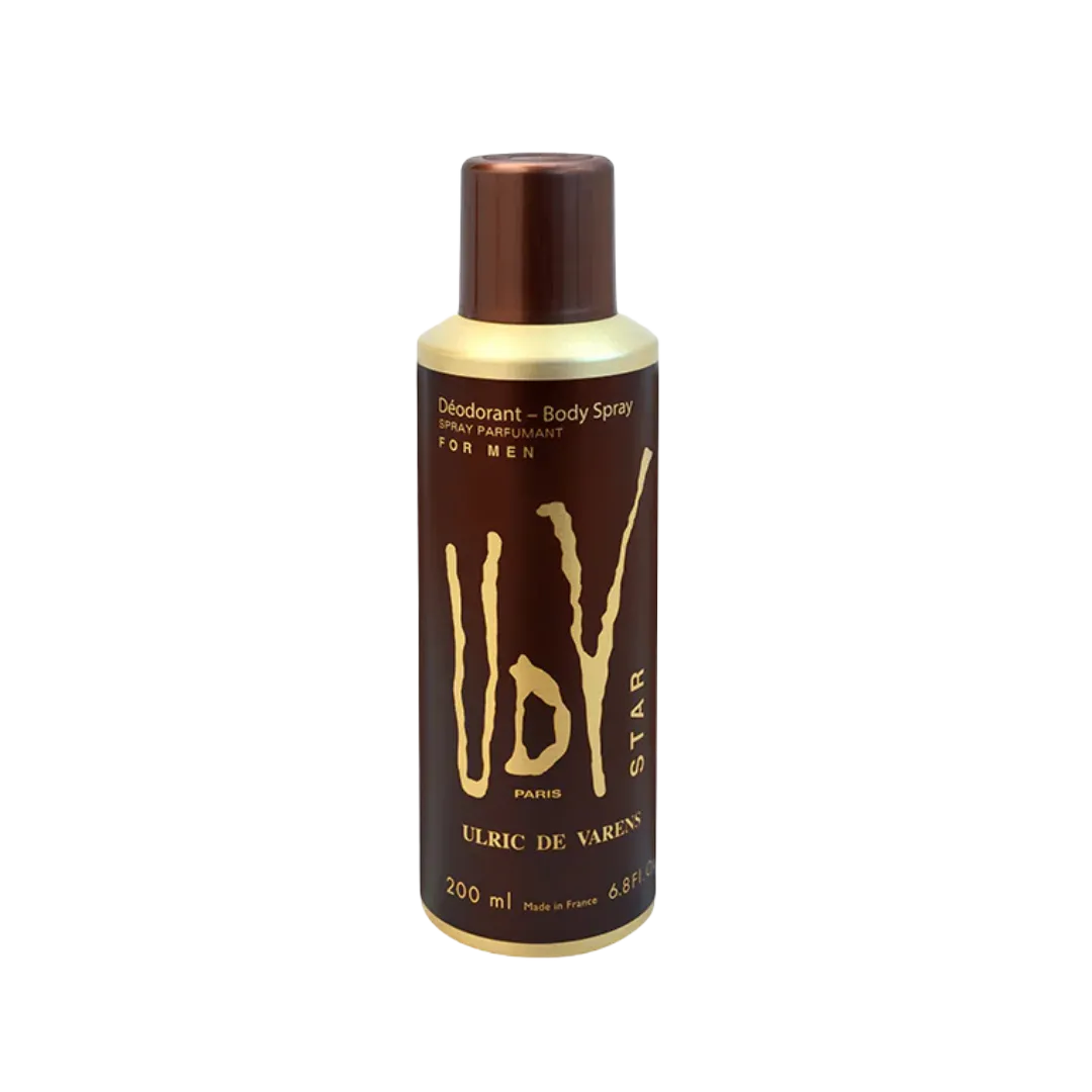 UDV PARIS STAR DEODORANT-BODY SPRAY FOR MEN