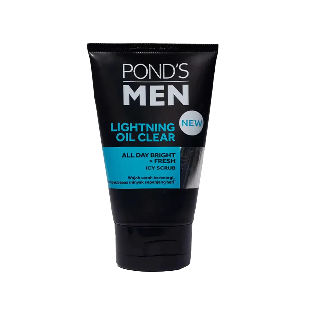 POND'S MEN Lightning Oil Clear Icy Scrub