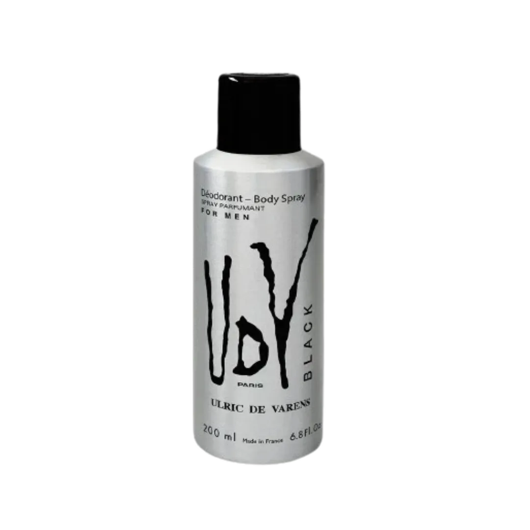 UDV Men Black Body Spray