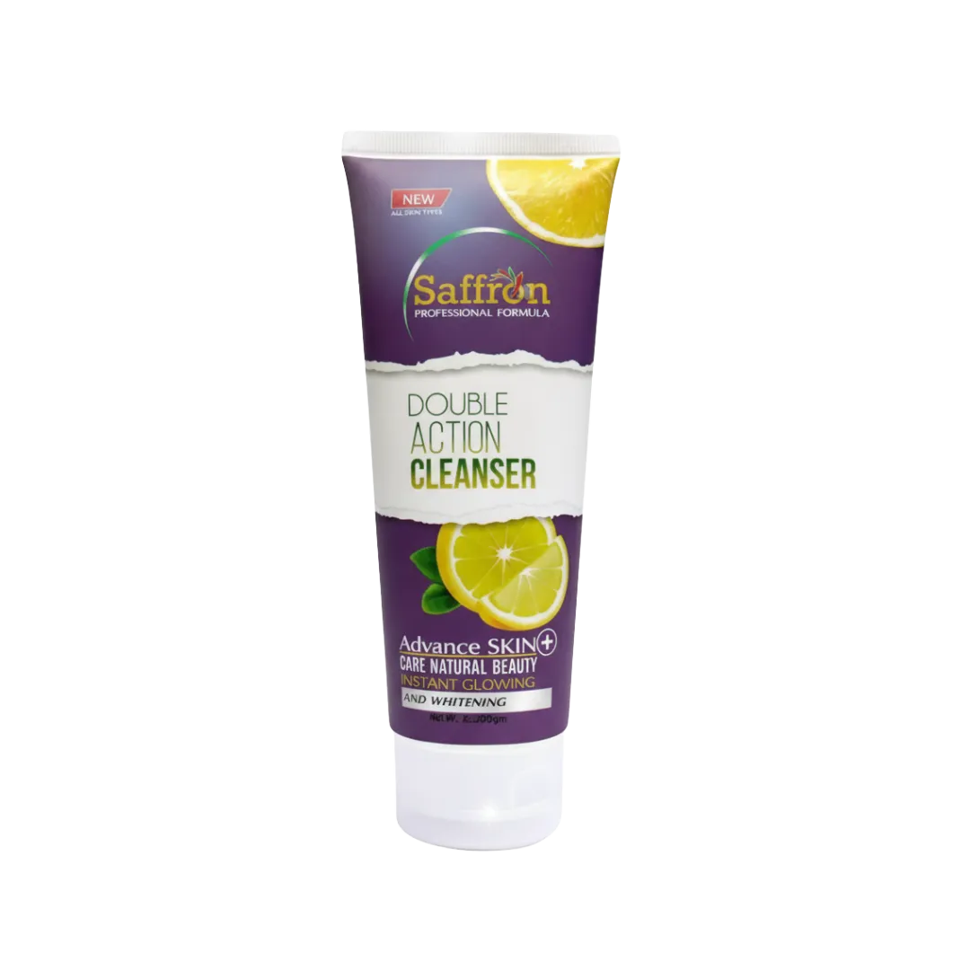 SAFFRON- Whitening Double Action Cleanser Lemon All Ski Type