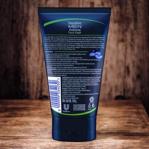 Vaseline Men Anti Acne Face Wash