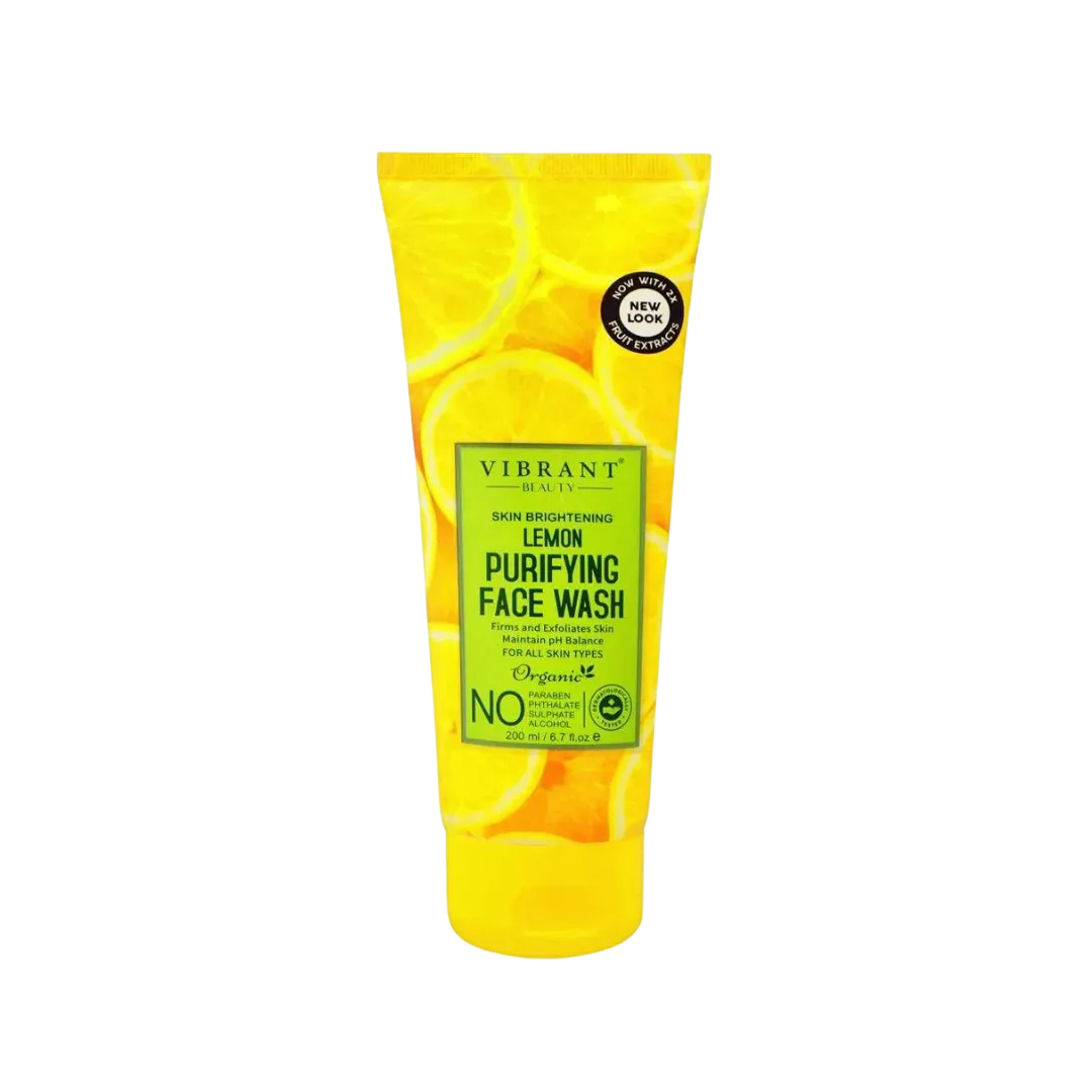 VIBRANT BEAUTY Skin Brightening Lemon Purifying Face Wash