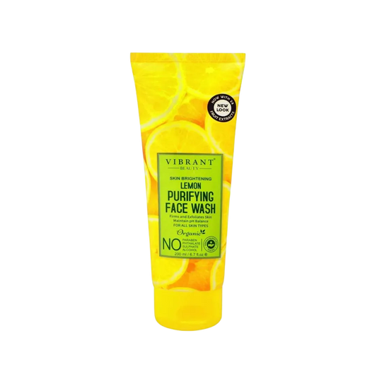 VIBRANT BEAUTY Skin Brightening Lemon Purifying Face Wash