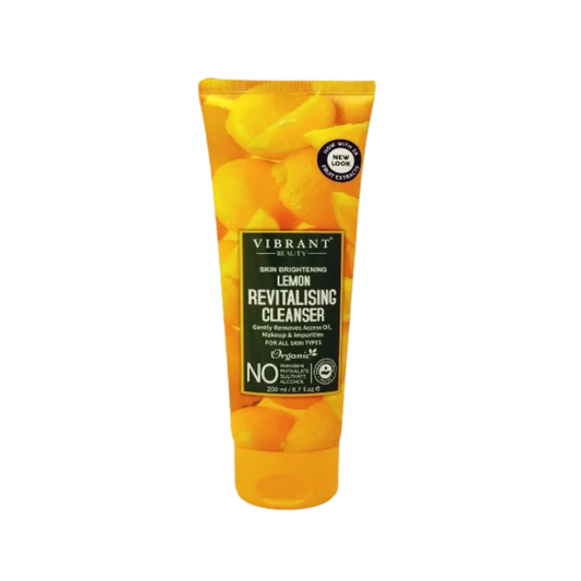 VIBRANT BEAUTY Skin Brightening Lemon Revitalising Cleanser