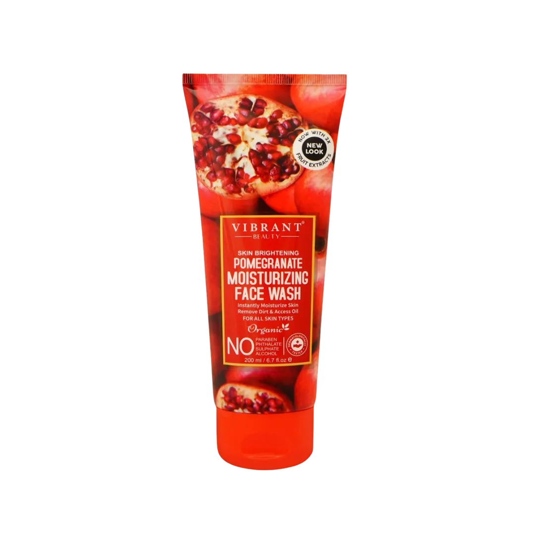 VIBRANT BEAUTY Skin Brightening Pomegranate Moisturizing Face Wash