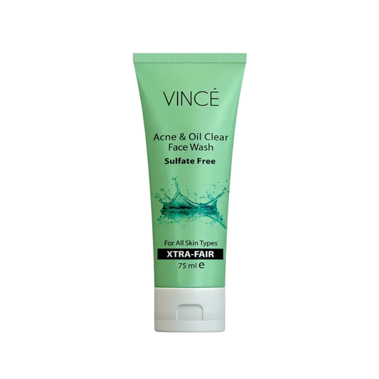 VINCE Acne & Oil Face Wash Sulfate Free For ALl Skin Type Xtra-Fair