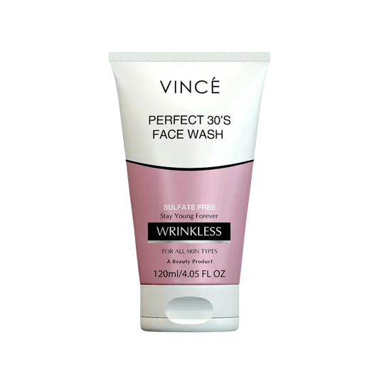 VINCE Perfect 30's Face Wash Sulfate free Wrinkless For All Skin Type
