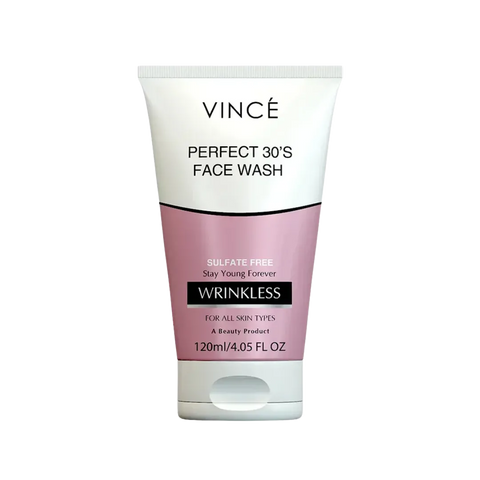 VINCE Perfect 30's Face Wash Sulfate free Wrinkless For All Skin Type