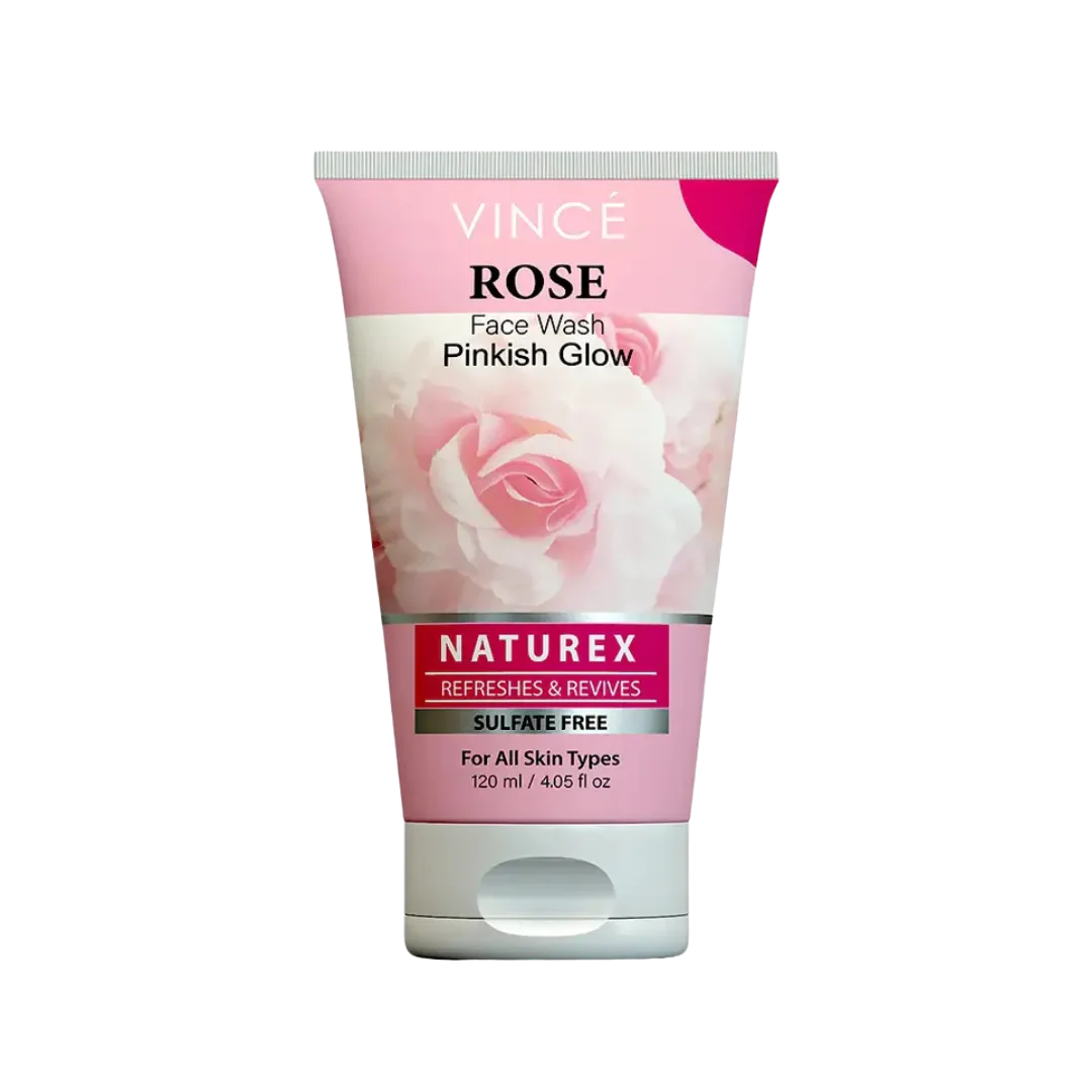VINCE ROSE Face Wash Pinkis Glow Naturex Sulphate Free for All Skin Type