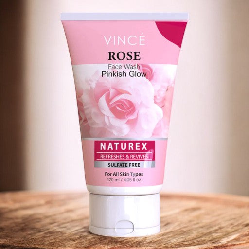 VINCE ROSE Face Wash Pinkis Glow Naturex Sulphate Free for All Skin Type