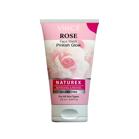 VINCE ROSE Face Wash Pinkis Glow Naturex Sulphate Free for All Skin Type