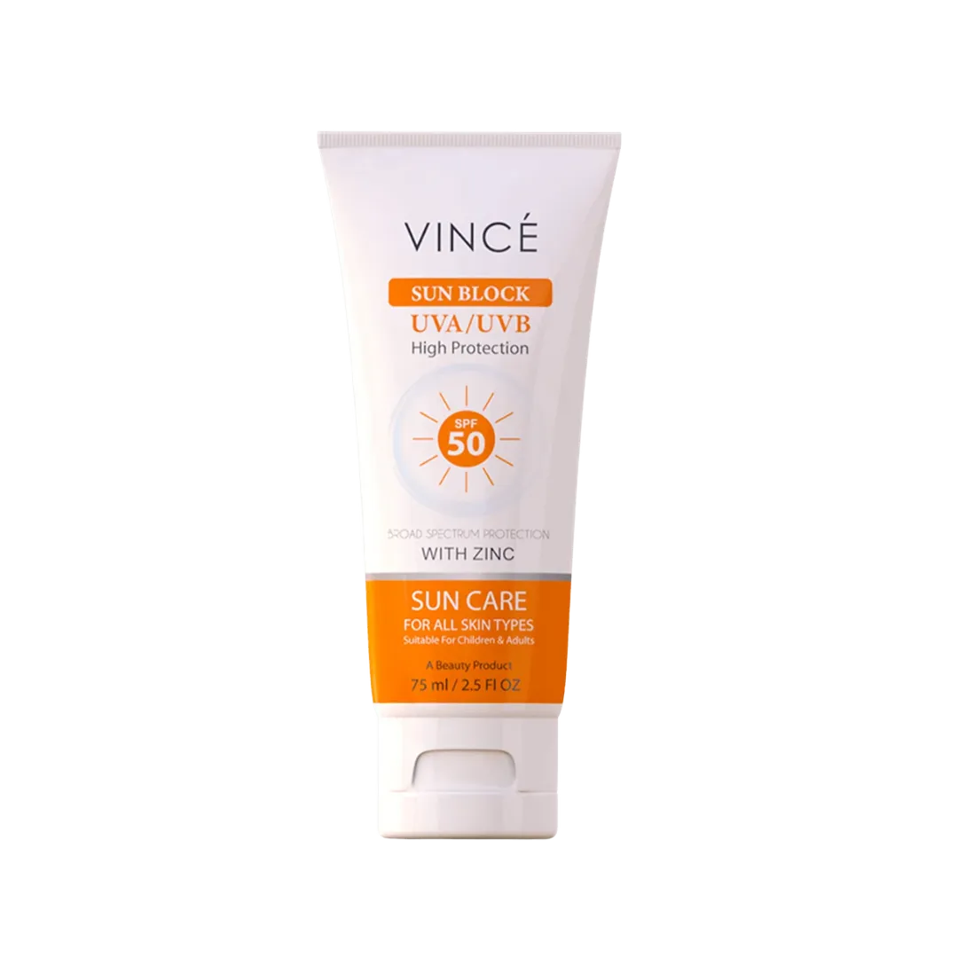 VINCE Sun Block UVA-UVB High Protection SPF 50