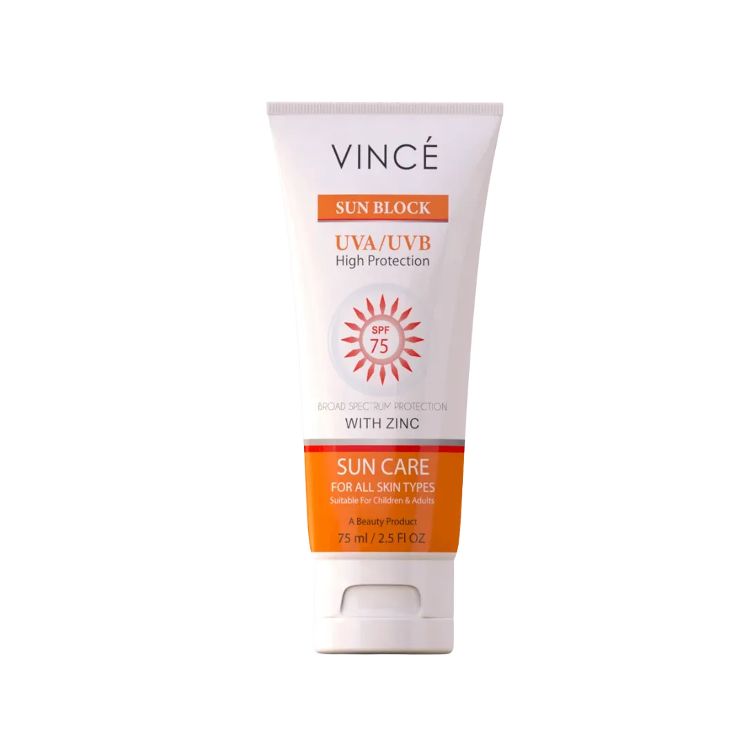 VINCE Sun Block UVA-UVB High Protection SPF 75