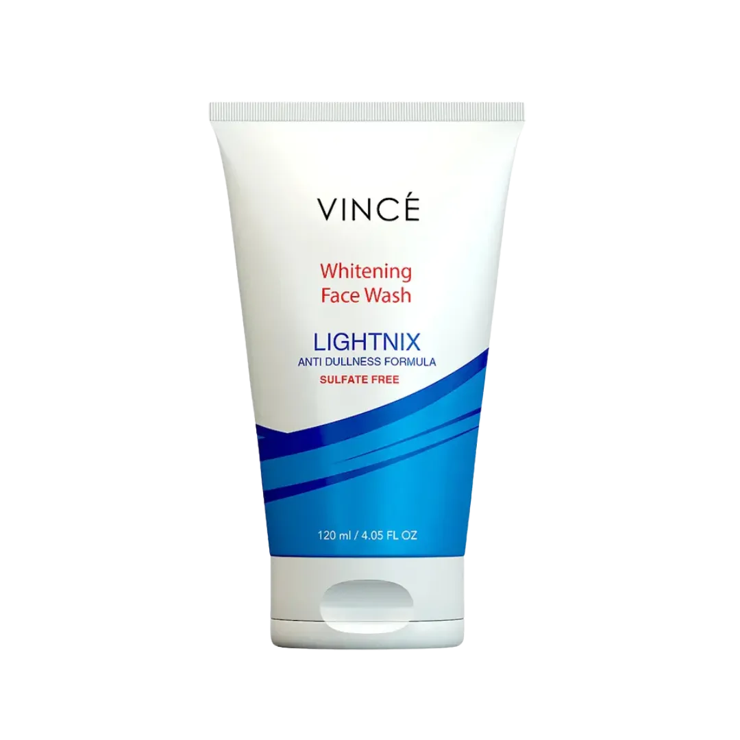 VINCE Whitening Face Wash Lightnix Anti Dullness Formula Sulphate Free