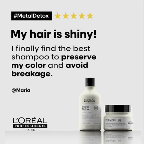Serie Expert [Metal Detox] Anti-metal cleansing cream shampoo.