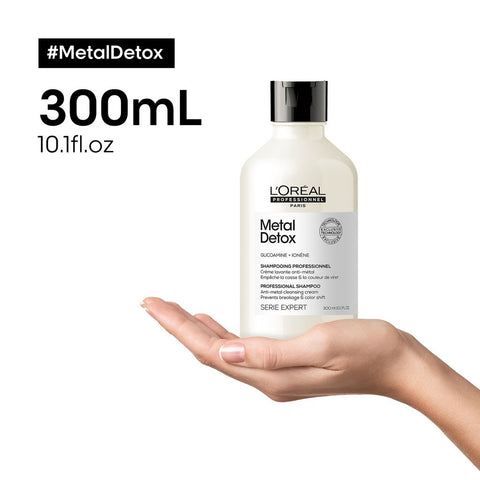 Serie Expert [Metal Detox] Anti-metal cleansing cream shampoo.