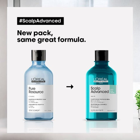 Serie Expert [Scalp Advanced] Anti-oiliness dermo-purifier shampoo.